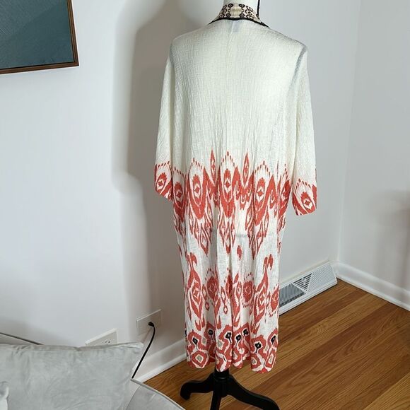 Chico’s Sheer Gauze Kimono, Size 1 - Picture 4 of 8